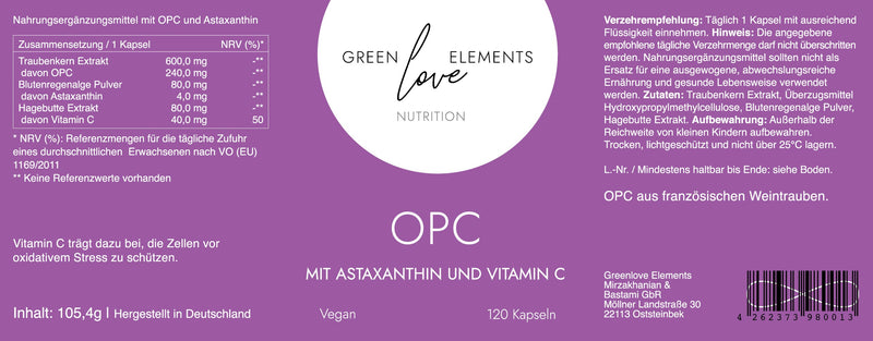 OPC mit Astaxanthin und Vitamin C