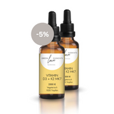 Hochdosierte Vitamin D3+K2 Tropfen 2500 IE